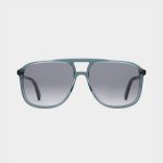 rectangular frame acetate sunglasses