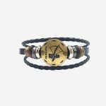 Nautical Leather Anchor Bracelet